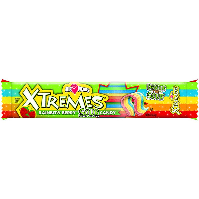 Airheads Xtreme Rainbow Berry Sour Belts 57g