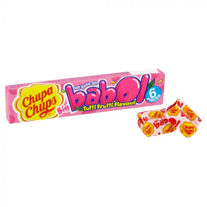 Chupa Chups Big Babol Tutti Frutti Flavour Soft Bubble Gum 27.6g