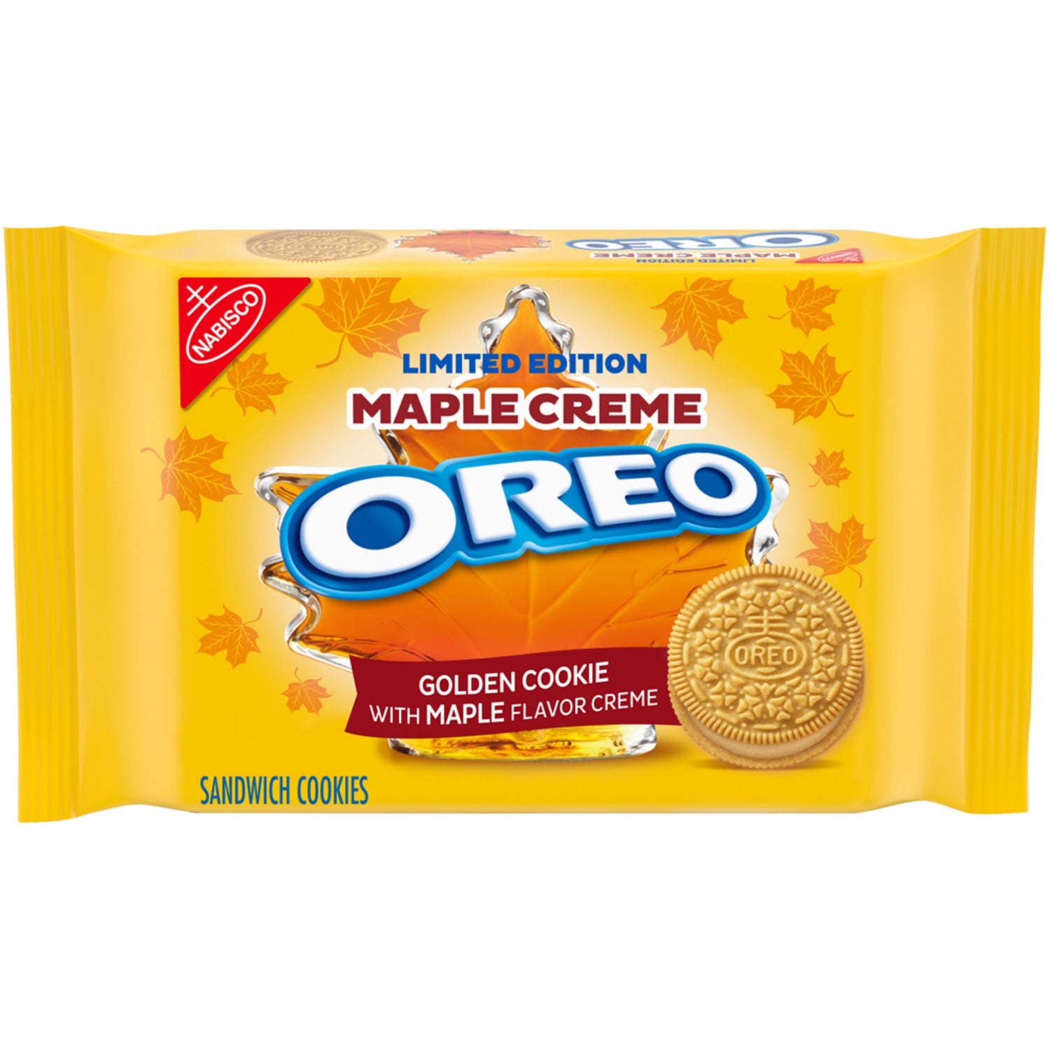 Oreo Golden Maple Creme Sandwich Cookies 261g