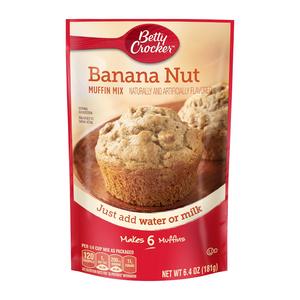Betty Crocker Banana Nut Pouch Muffin Mix 181g