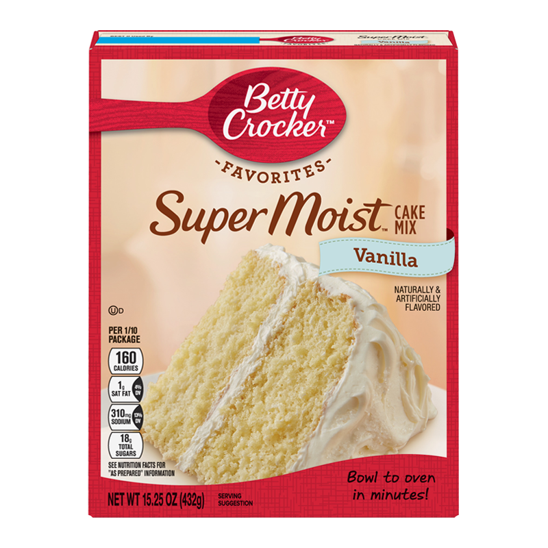 Betty Crocker Super Moist Vanilla Cake Mix 432g