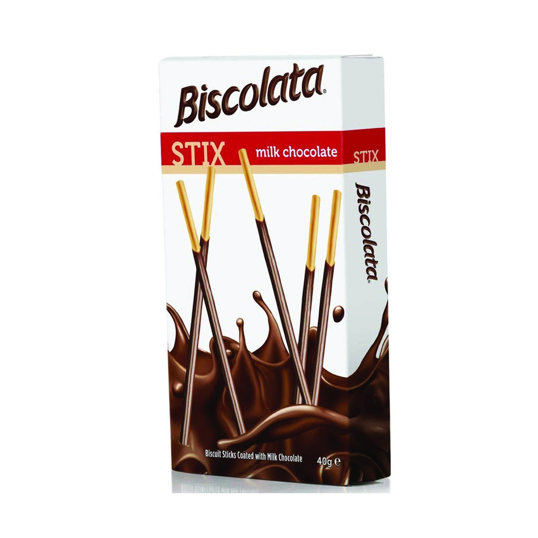 Biscolata Milk Chocolate Stix 40g
