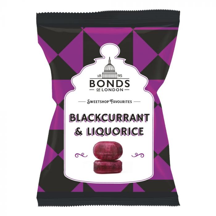 Bonds Blackcurrant & Liquorice Bags 150g