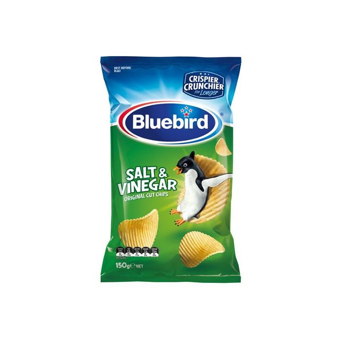 Bluebird Salt & Vinegar Chips 150g