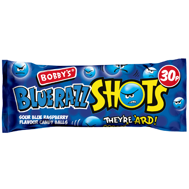 Bobby's Blue Razz Shots 35g