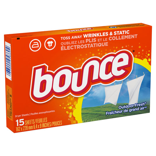 Image Bounce Outdoor Fresh Dryer Sheets 15 Pack