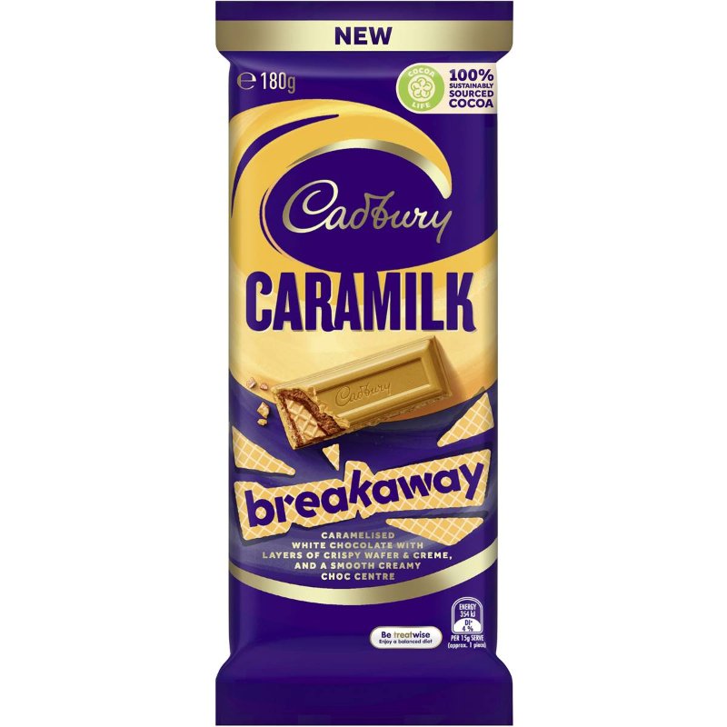 Cadbury Caramilk Breakaway 180g