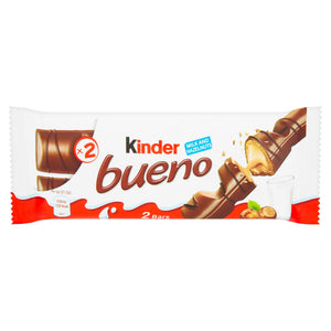 Kinder Bueno Milk Chocolate and Hazelnuts 43g