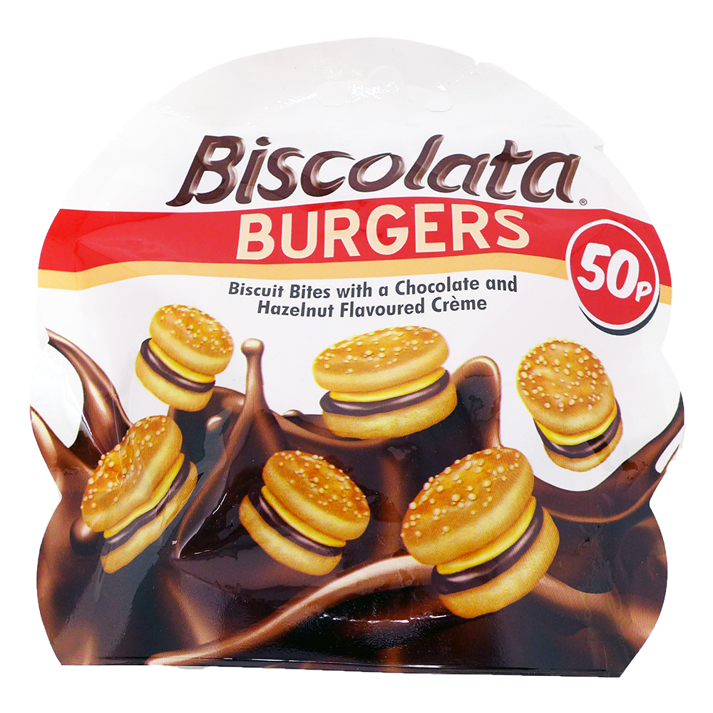 Biscolata Chocolate Biscuit Burgers 40g