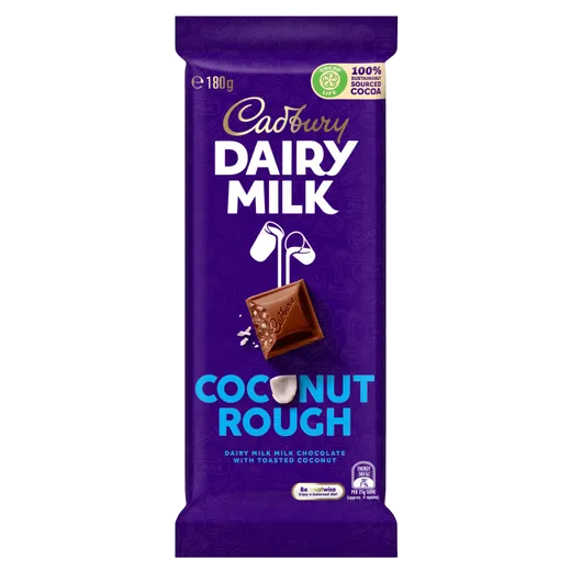 Cadbury Coconut Rough 180g - Best Before 31st March 2025