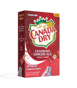 Canada Dry On The Go Cranberry Ginger Ale Drink Mix 16g