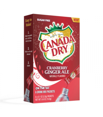 Canada Dry On The Go Cranberry Ginger Ale Drink Mix 16g