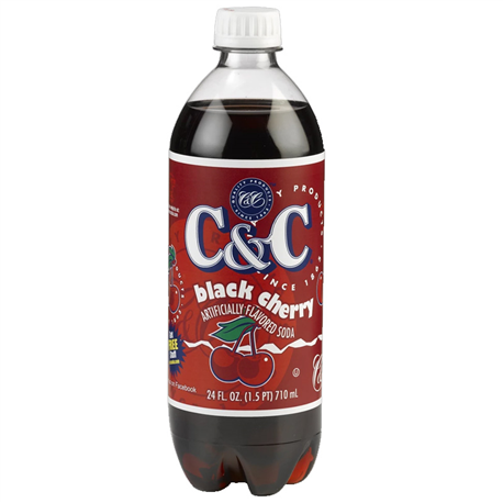 C&C Black Cherry Soda 710ml