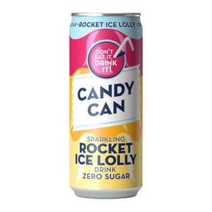 Candy Can Sparkling Rocket Ice Lolly Zero Sugar 330ml