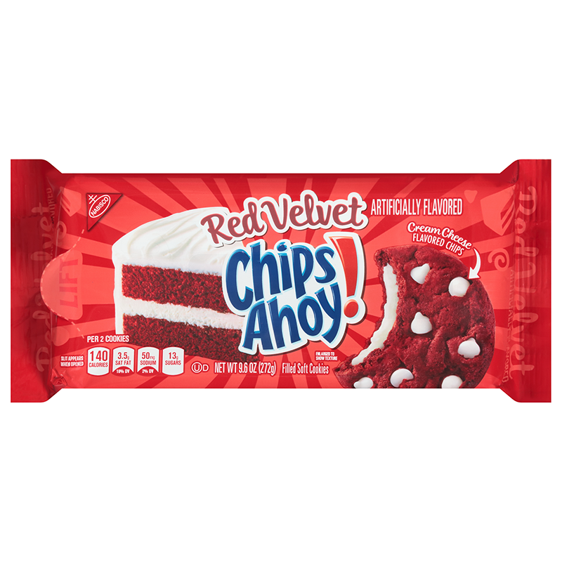 Chips Ahoy! Red Velvet Filled Soft Cookies 272g
