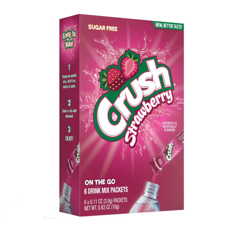 Crush Singles to Go Strawberry 18g