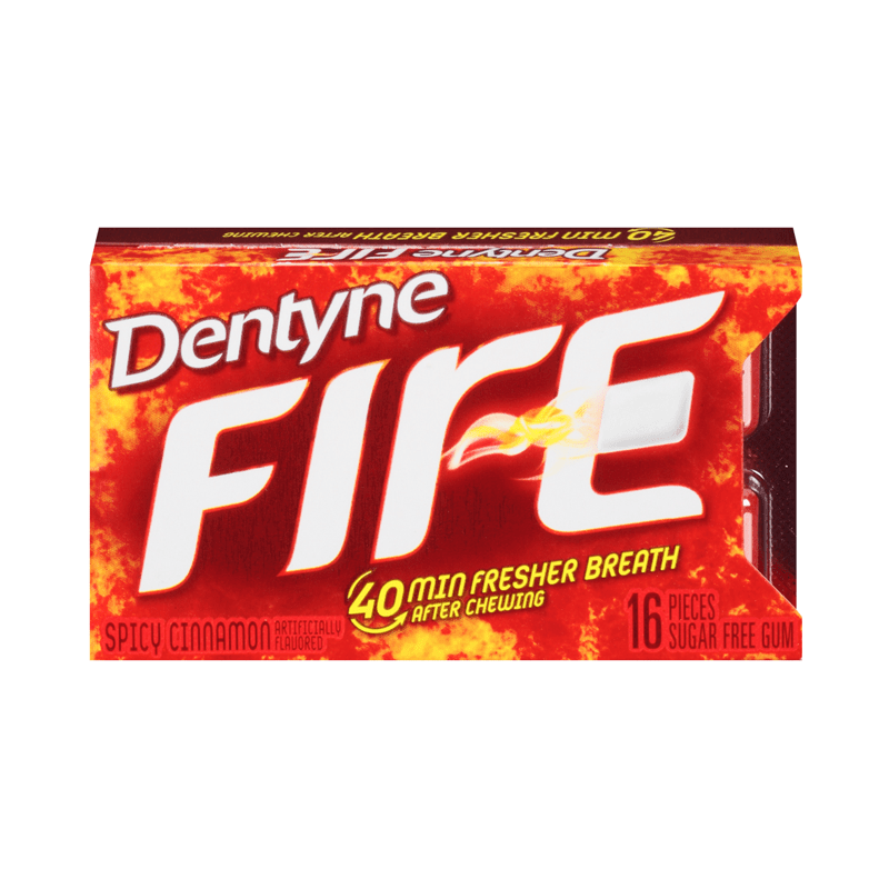 Dentyne Fire Cinnamon Gum 16 Piece 24g