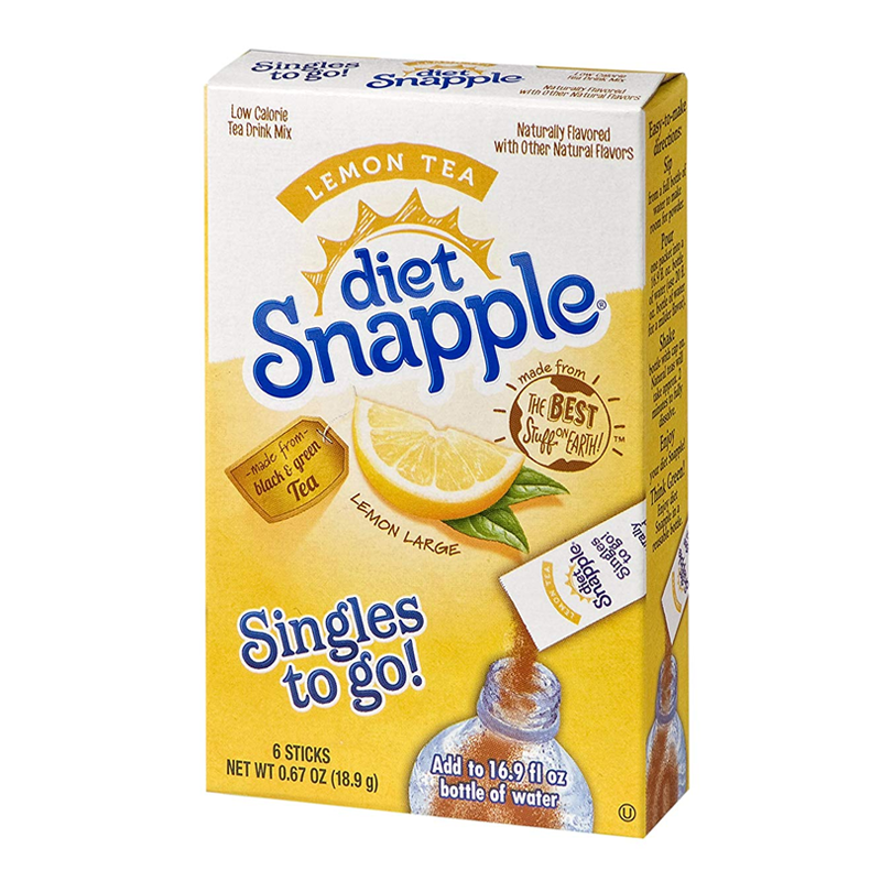 Diet Snapple Singles to go! Lemon Tea 18g
