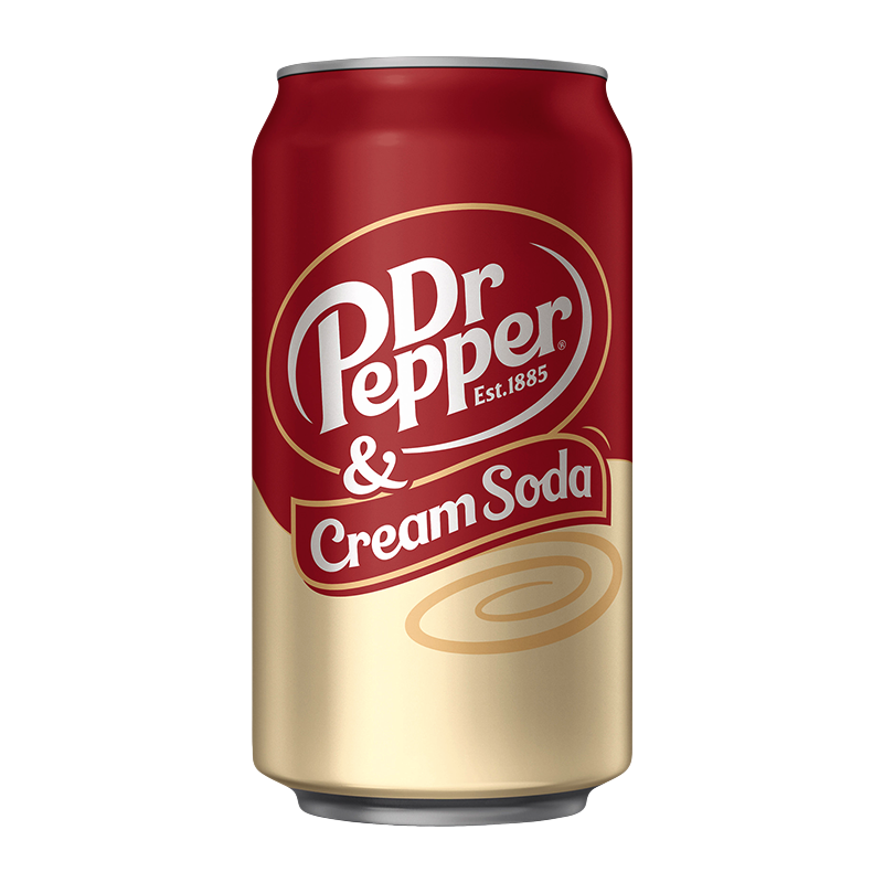 Dr Pepper & Cream Soda 355ml