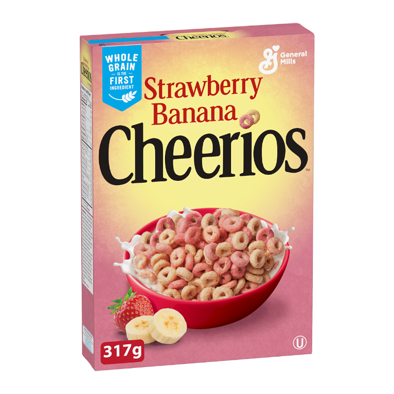 Cheerios Strawberry Banana  317g