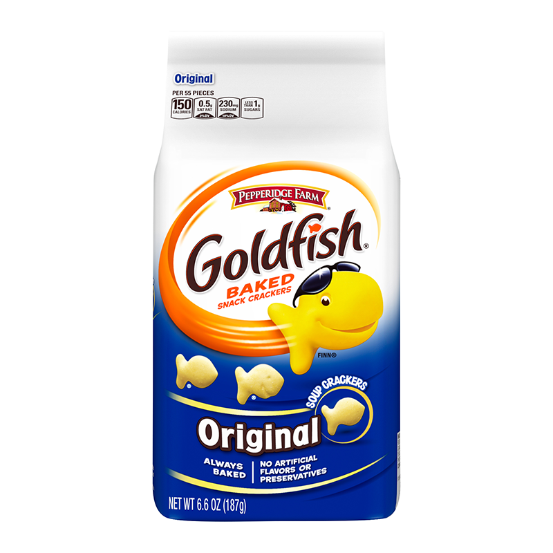 Pepperidge Farm Goldfish Crackers Original 187g - Best Before 9th October 2024