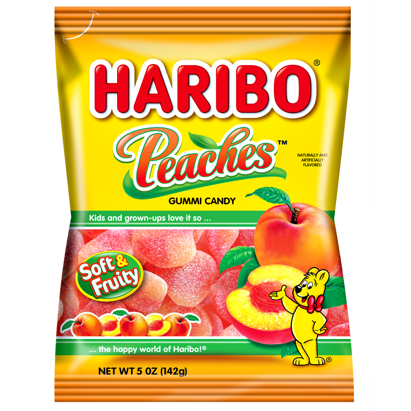 Haribo Soft & Fruity Peaches 142g