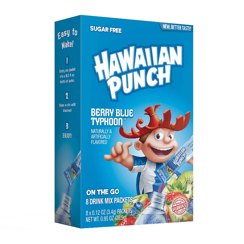 Hawaiian Punch Singles to Go! Berry Blue Typhoon 26g