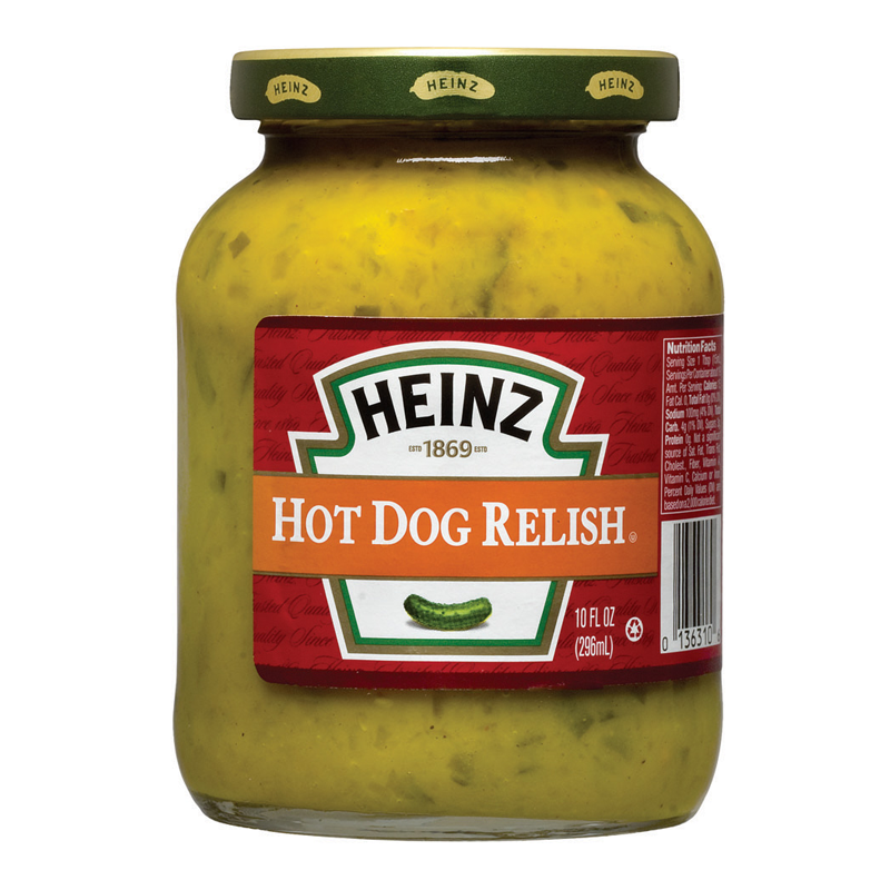 Heinz Hot Dog Relish 296ml - Best Before 25th December 2024