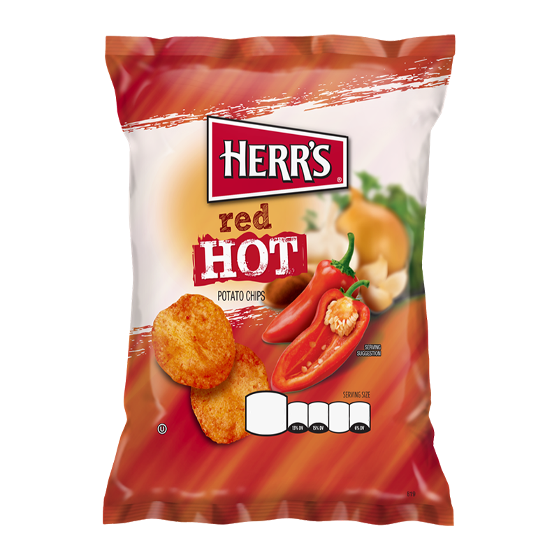 Herr's Chips Red Hot 99g