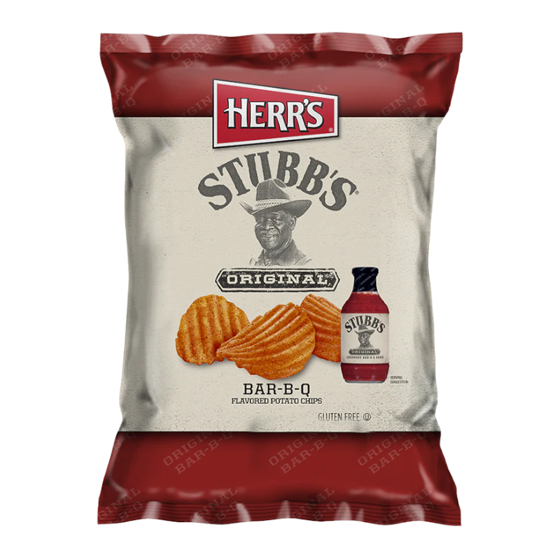 Herr's Stubb's Original Bar-B-Q Potato Chips 156g