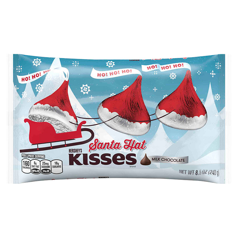 Hershey's Milk Chocolate Santa Hat Kisses 221g