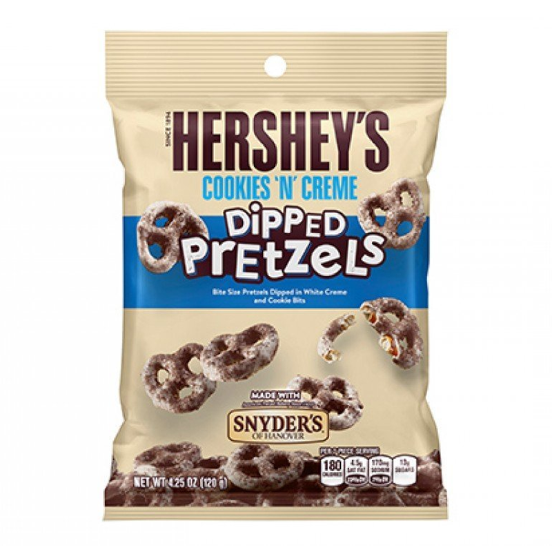 Hershey's Cookies N Creme Dipped Pretzels 120g