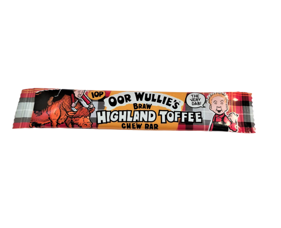 Oor Wullie's Braw Highland Toffee Chew Bar 11g