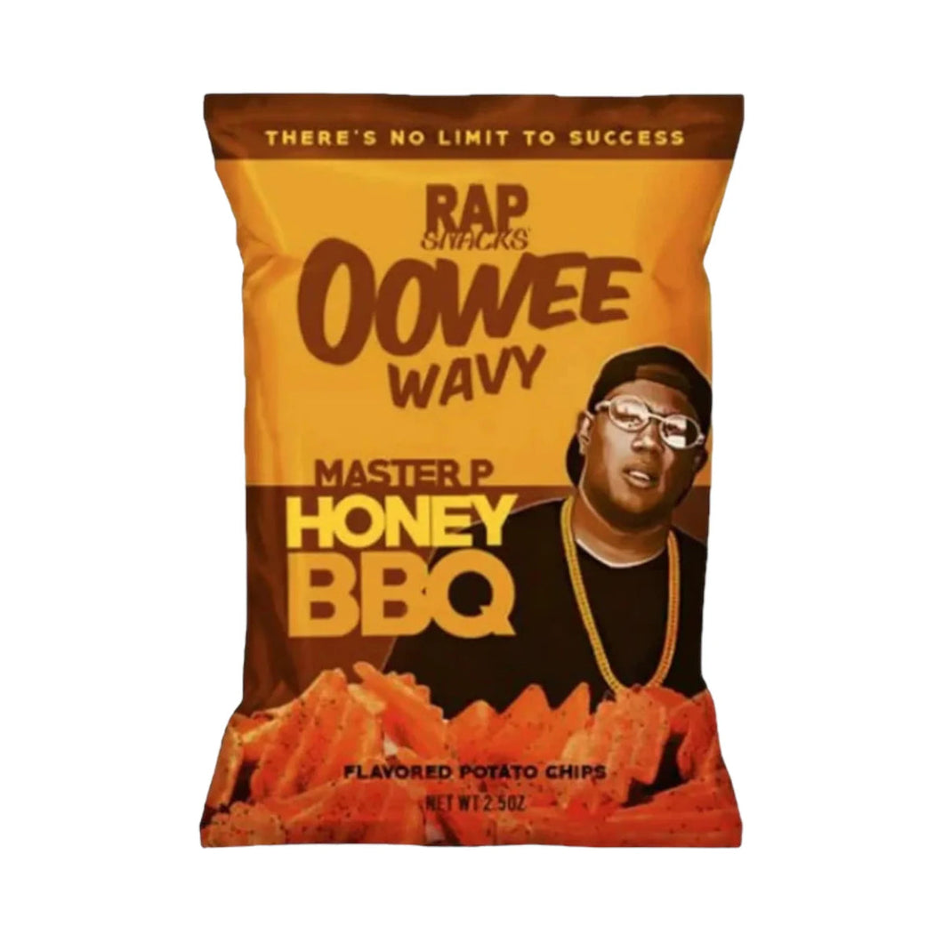 Rap Snacks Oowee Wavy Master P Honey BBQ 71g