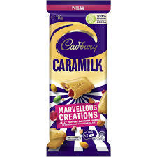 Cadbury Caramilk Marvellous Creations Jelly Popping Candy Bar 190g