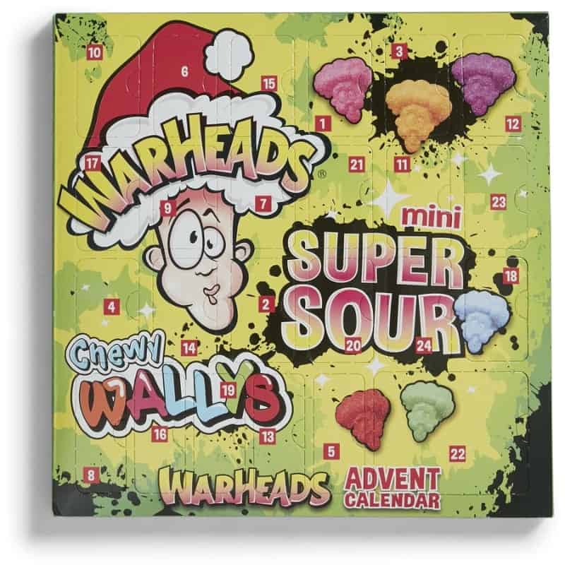 Warheads Christmas Advent Calendar 108g