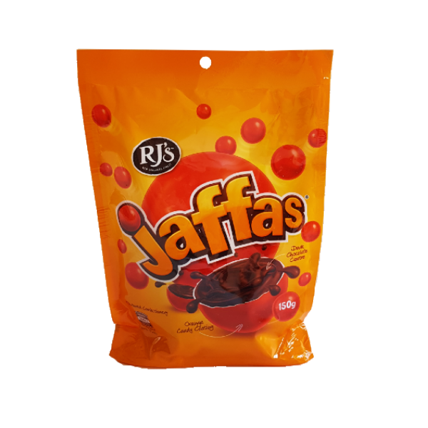 RJ's Chocolate Orange Jaffas 150g