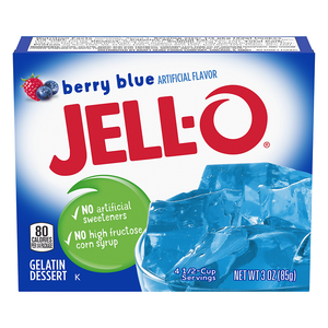 Jell-O Berry Blue Gelatin Dessert 85g