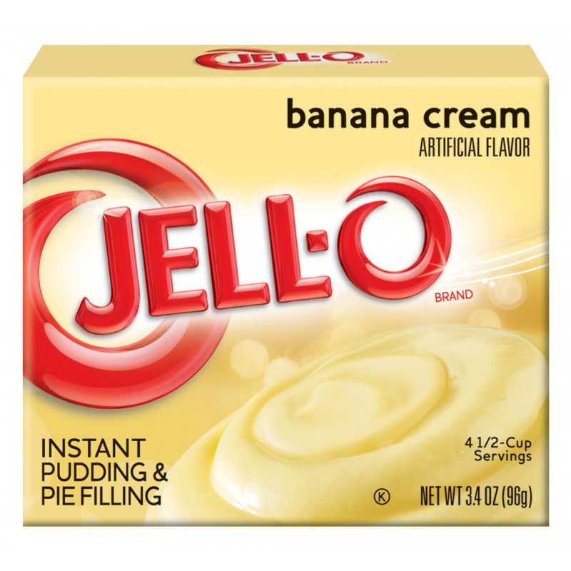 Jell-O Banana Cream Instant Pudding 96g