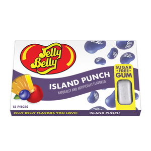 Jelly Belly Island Punch Sugar Free Gum 12 Pieces