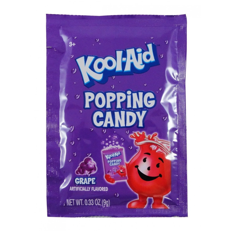 Kool Aid Popping Candy Pouch Grape 9g