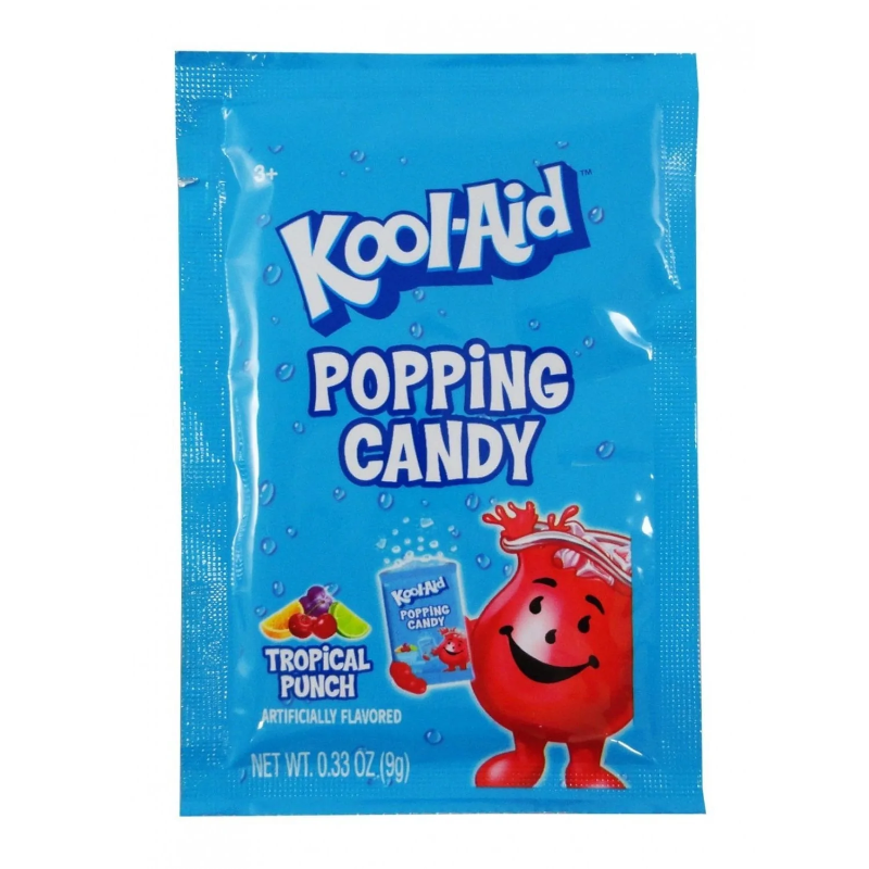 Kool Aid Popping Candy Pouch Tropical Punch 9g