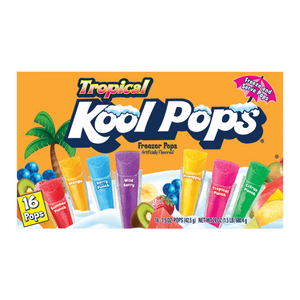 Kool Pops Tropical Freezer Bars 16 Pack