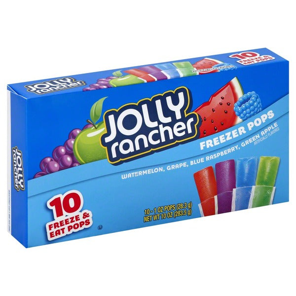 Jolly Rancher Freezer Pops 10 Pack