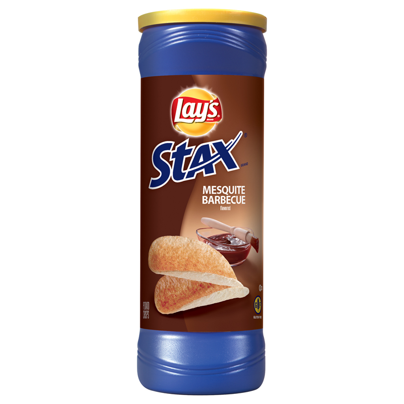 Lay's Stax Potato Chips Mesquite Barbecue 155g