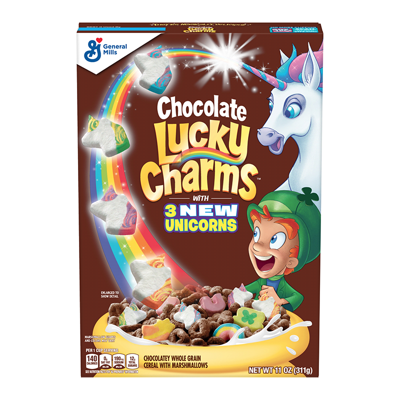 Lucky Charms Cereals Chocolate (interdit en Belgique)