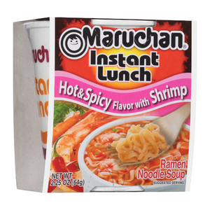 Maruchan Instant Lunch Hot & Spicy Shrimp Flavor Ramen Noodles 64g