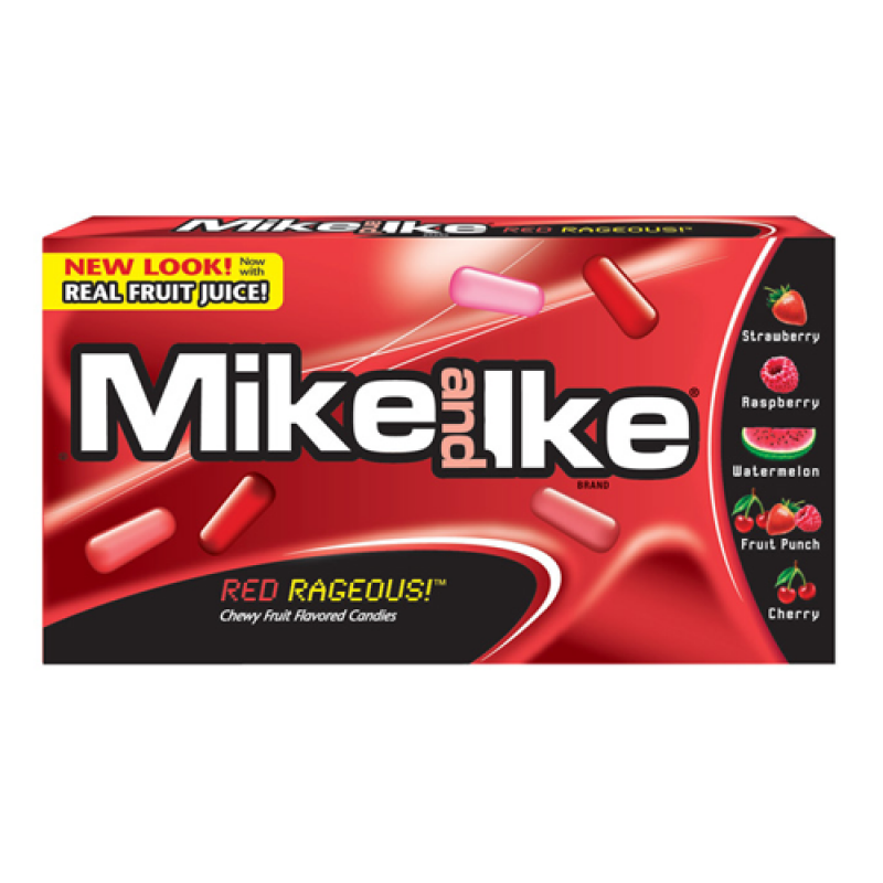 Mike & Ike Redrageous Theatre Box Candy 141g