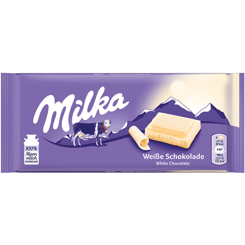 Milka White Chocolate 100g