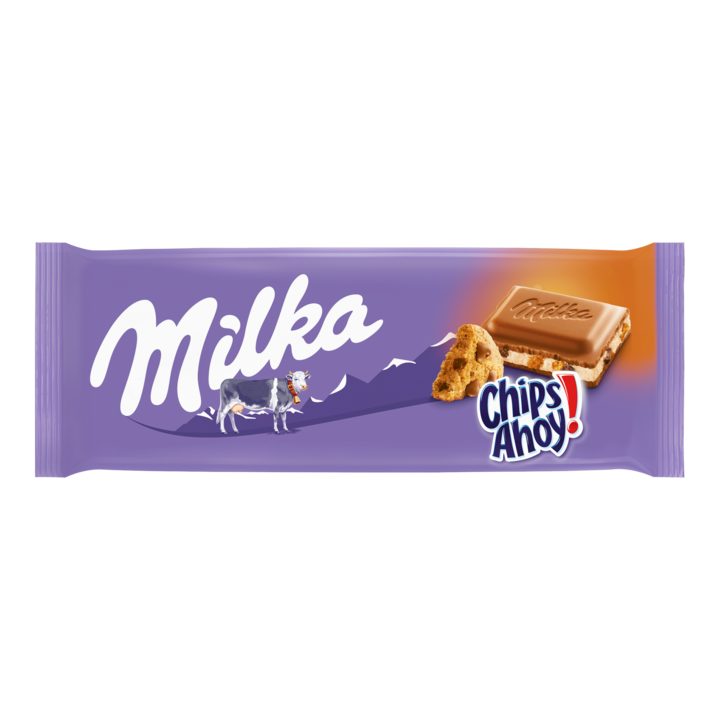 Milka Milk Chocolate Chips Ahoy Bar 100g